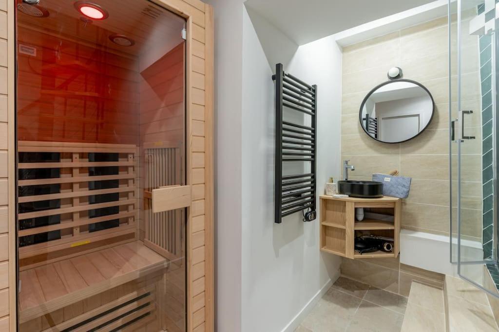 Appartement Magnifique Et Relaxant Avec Sauna Paris Exterior photo